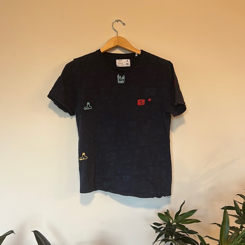 Unique hand-stitched tee